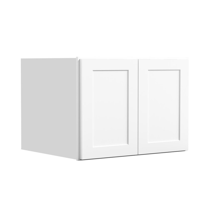 Armoire murale standard blanche Shaker de l 33 po x P 24 po x H 24 po Homeibro Cozy Design, L 33 po x H 24 po x P 24 po