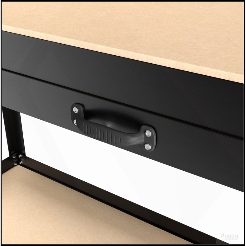 Table de travail 63 po avec rangement et outils