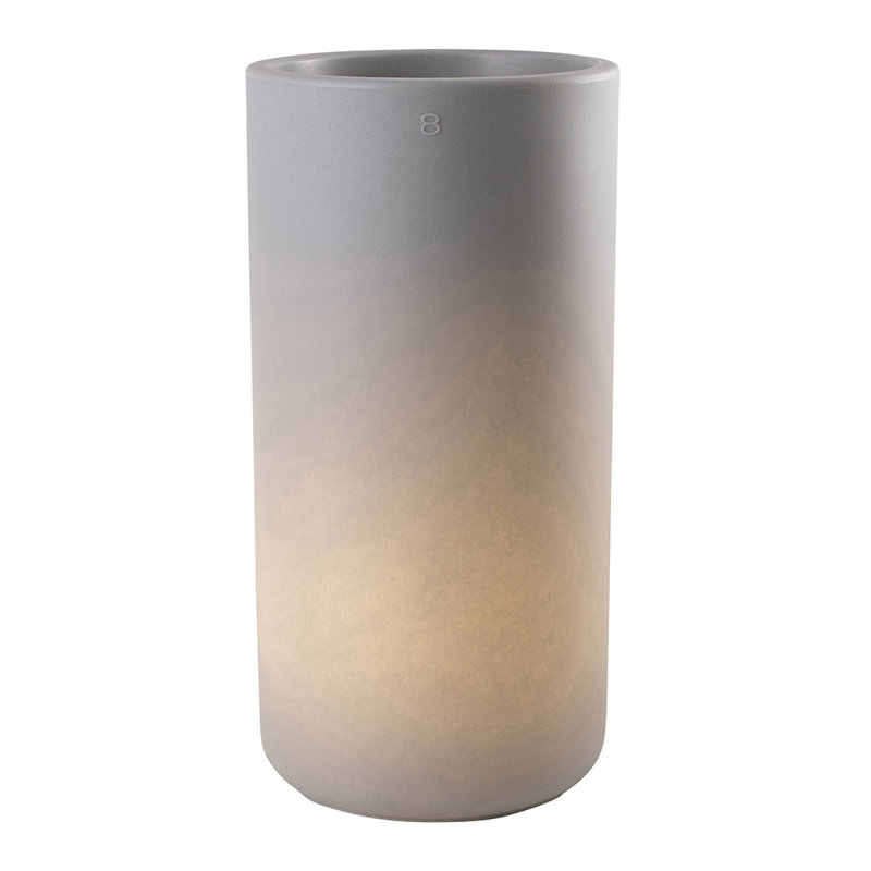 Maisy Pot Planter, 78cm H x 39cm W x 39cm D, Grey