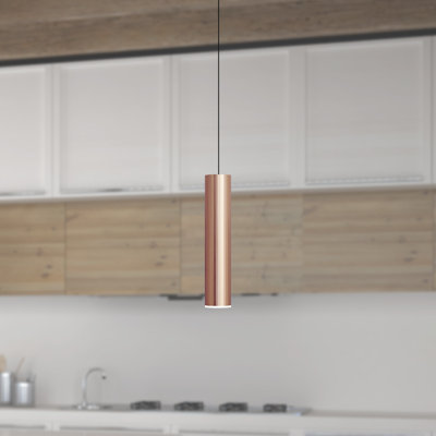 Luminaire suspendu cylindrique à 1 lumière Nevcivan