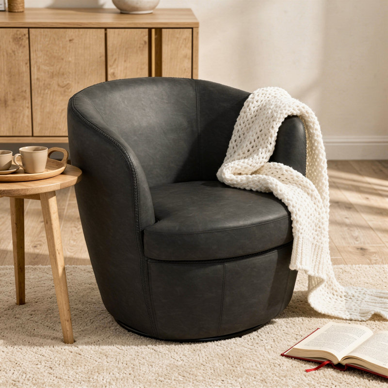 Fauteuil d'appoint Aunna, Noir