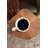 Kanna Wavy Round Mango Wood Drink Table-1888188786