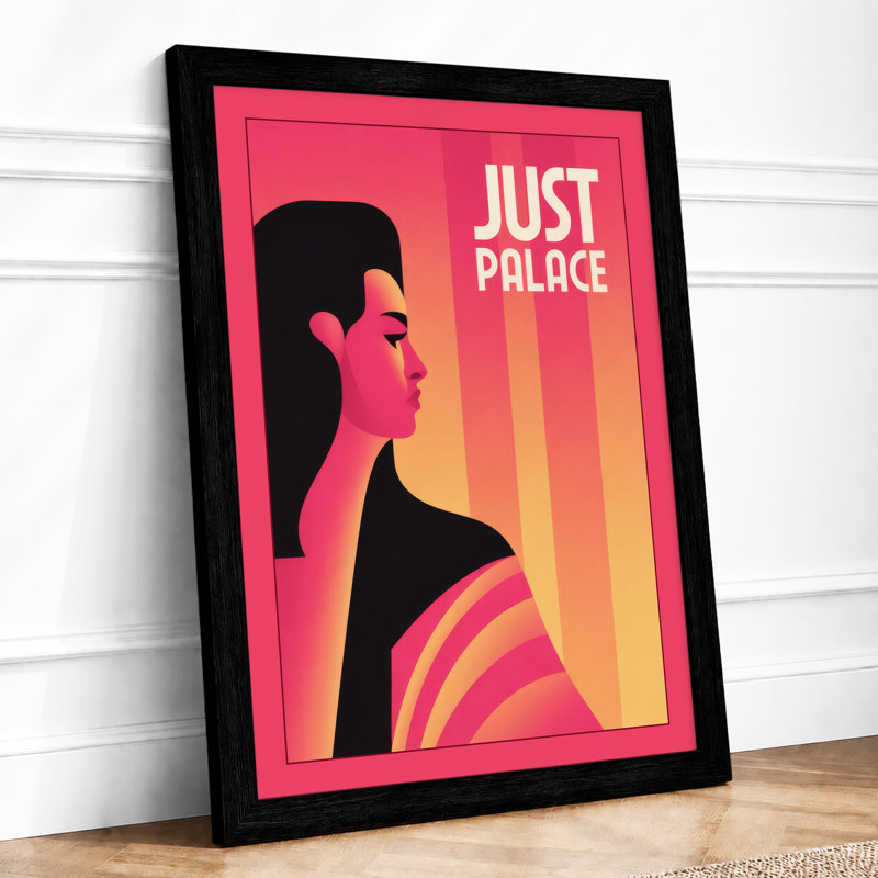 Just Palace Modern - Framed Print, A1 - 84.1 x 59.4 cm, Black