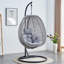 Fauteuil à œufs en osier avec support Charlie / Jade Charlie-Jade-648300618