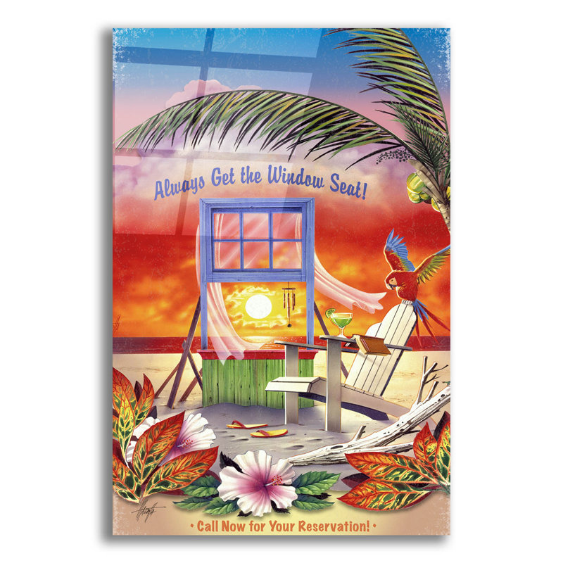 «Window Window» par Acrylique de James Mazzotta, H 24 po x l 16 po x P 0,2 po
