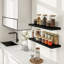 Étagère murale flottante 2 pièces, profondeur 9,3 po, fixation murale-686532429-686326001