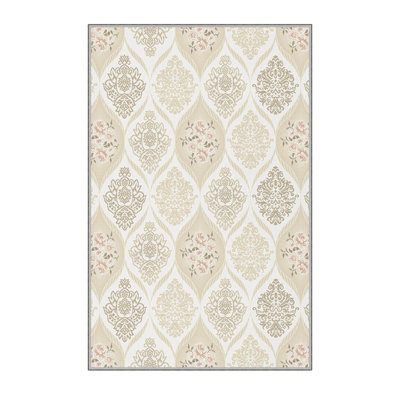 Tapis d'entrée de qualité supérieure - 3,3 x 9,8 pi, 100% polyester, hauteur de velours de 0,3 po | Antibactérien, antidérapant, dessous lavable à la machine | Impression 3D numérique, durable et facile à nettoyer, idéale pour la décoration intérieure