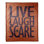 Live Laugh Scare Hand Woven Throw Blanket