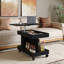 Petite table d'appoint avec roulettes et rangement-1613267113