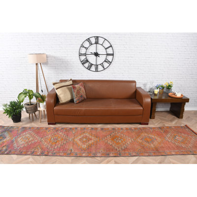 Tapis de couloir turc rétro de style bohémien pour les couloirs et la décoration intérieure avec motif anatolien
