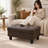 Beitz Vegan Leather Soft Close Storage Ottoman, Multifunctional Footrest with Hidden Storage-1848026190
