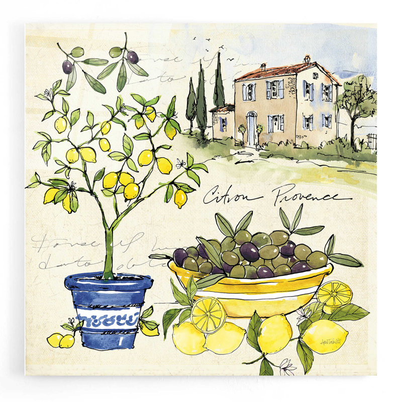 «Citron IV» par Ann Tavoletti - reproduction non encadrée, H 12 po x l 12 po x P 0,13 po