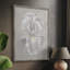 White Iris II, reproduction encadrée - bois massif-1282307780