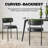 Black Leather Dining Chairs Set of 4