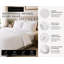 Ensemble de literie pour lit simple en coton égyptien à densité de tissage 600 fils Domestique avec housse de couette, drap-housse profond et housse (s) d'oreiller - Hotel Collection-127684609