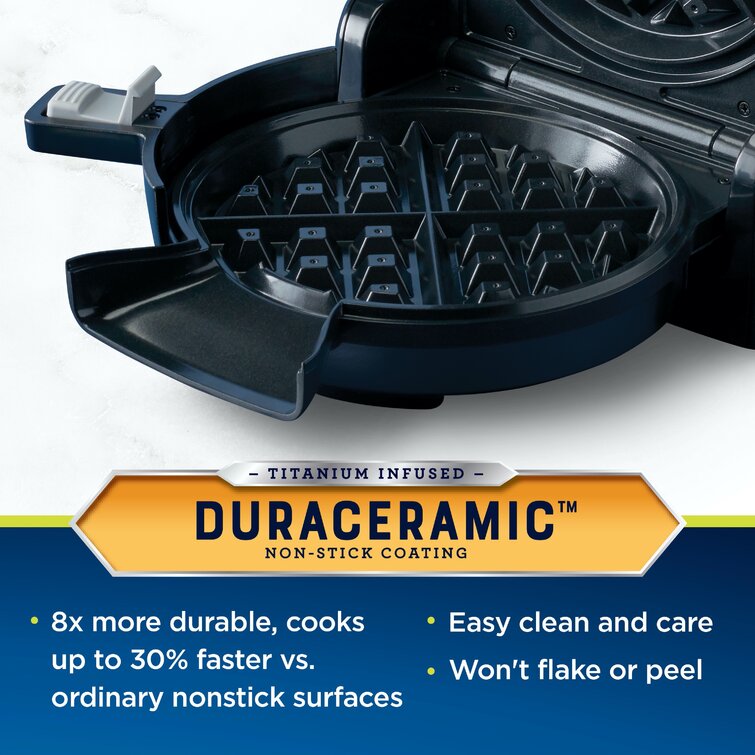  Oster Titanium Infused Duraceramic Skillet, 12, Black