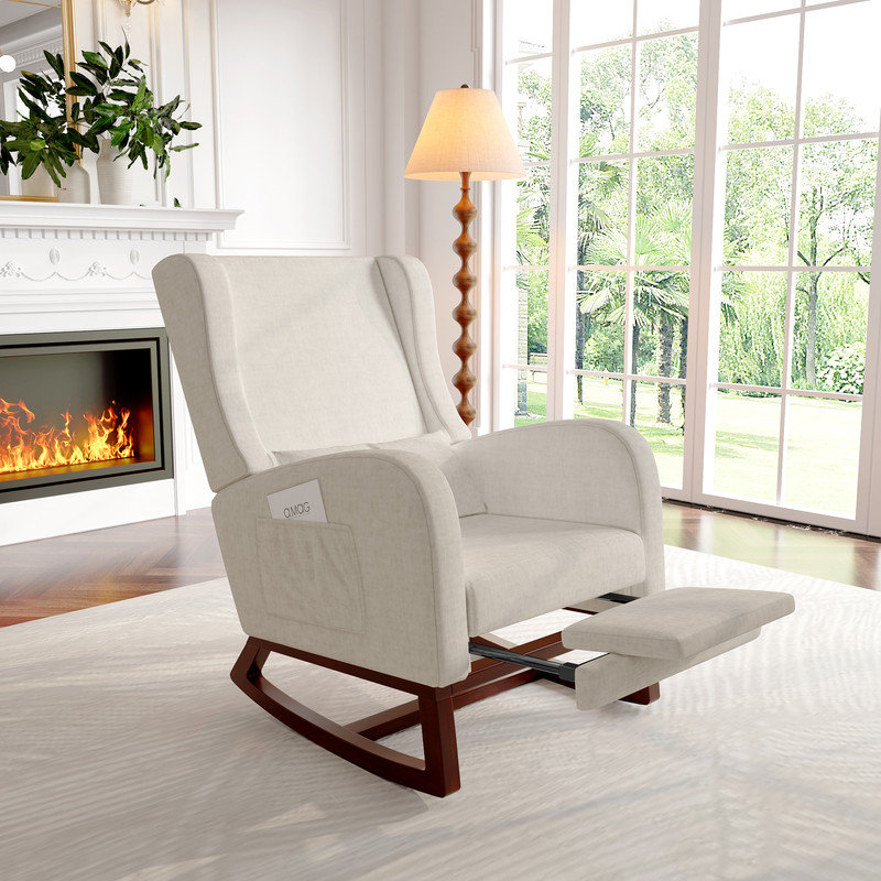 Rocking Chair, Beige