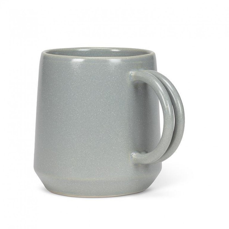 Double Handled Mug, Gray