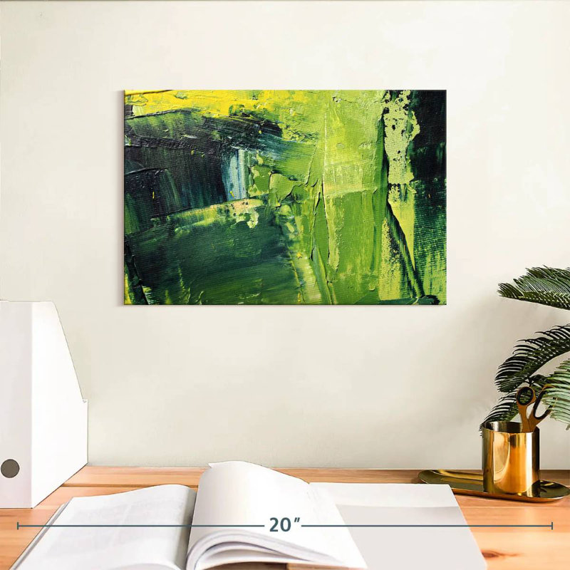 Avery Impasto Abstract, 8" H x 12" W