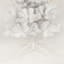 Arbre de Noël artificiel blanc 7,5 pi avec base en métal pliable-674415925