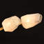 Lustre moderne 42 po / 71 po avec branches en verre-1735285736