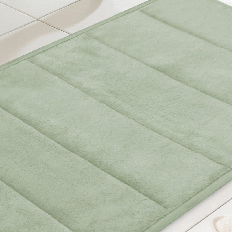 Everyday Rectangle Bath Mat , Green