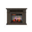 Manteau de cheminée mural duraflame® avec chauffage infrarouge et télécommande, chêne Waverly-115421214