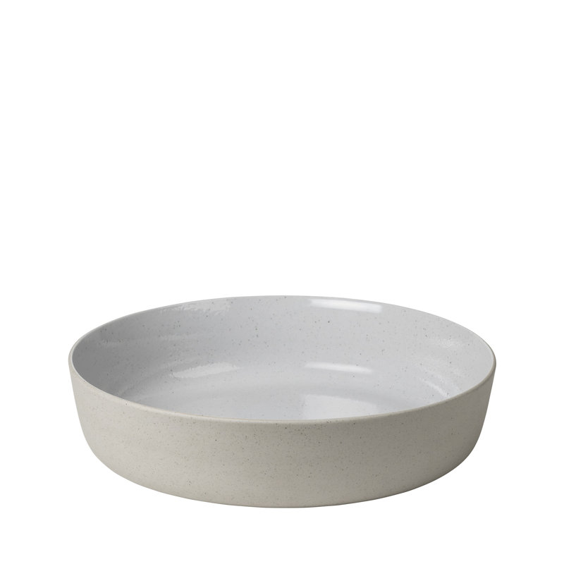 Sablo 88 fl oz. Salad Bowl, Beige/Gray, 2.96"H x 11.03"W x 11.03"D