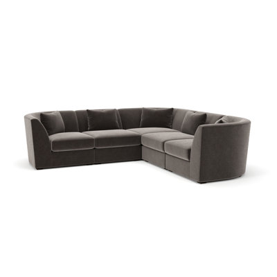Krista 5-PC Curved Modular Sectional
