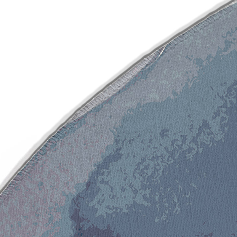 Tapis intérieur et extérieur Opal Waves, Rond 5 pi