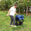 Chariot de plage pliant Wagon Garden (bleu)