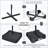 10 Pcs Patio Dining Table Chair Set With Umbrella-1677493494-1677493493