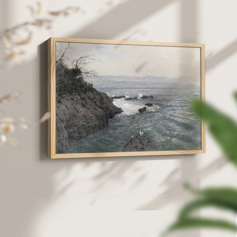 Paysages rétro-Dxxxi - reproduction encadrée - réversible, H 8 po x l 10 po, Naturel