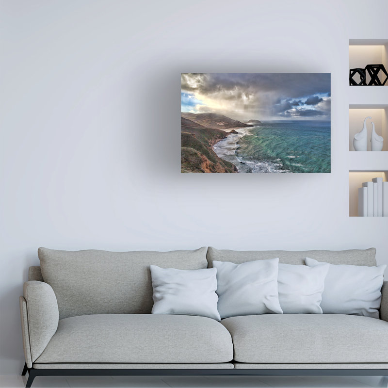 Art mural sur toile tendue - «Big Sur» de Darrell O’Sullivan pour décoration de salon, de chambre à coucher ou de bureau - 16 x 24