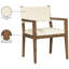 Chaise de salle à manger en cuir Vina-74330856-74330773
