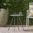 Modern Steel Side Table with Portable Handle and Durable Construction, Perfect for Outdoor and Indoor Use-1920201354