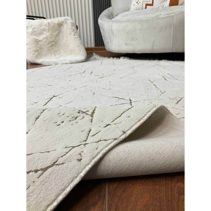 Amiliya Solid Colour Bamboo Slat / Seagrass Area Rug, Rectangle 160 x 230cm