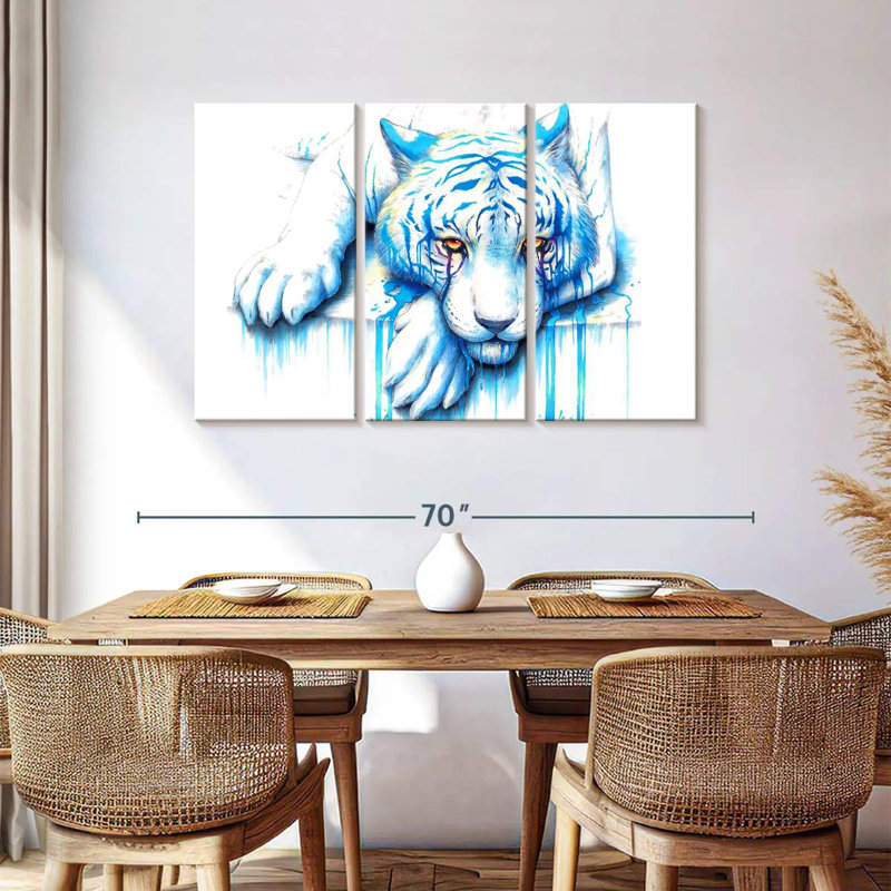 Brampt Blue Tears, 36" H x 57" W