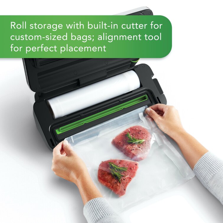Foodsaver Multi-Use Food Preservation System With Built-In Handheld Sealer,  Silver