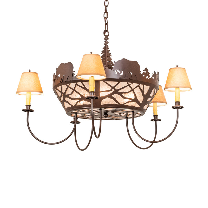 Rustic Lodge 8 - Light Chandelier