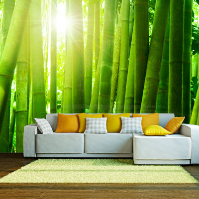 Sun and Bamboo 2.7m x 350cm Wallpaper
