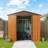 6 ft. x 6 ft. Metal Storage Shed with Sliding Doors-123384838-123384843