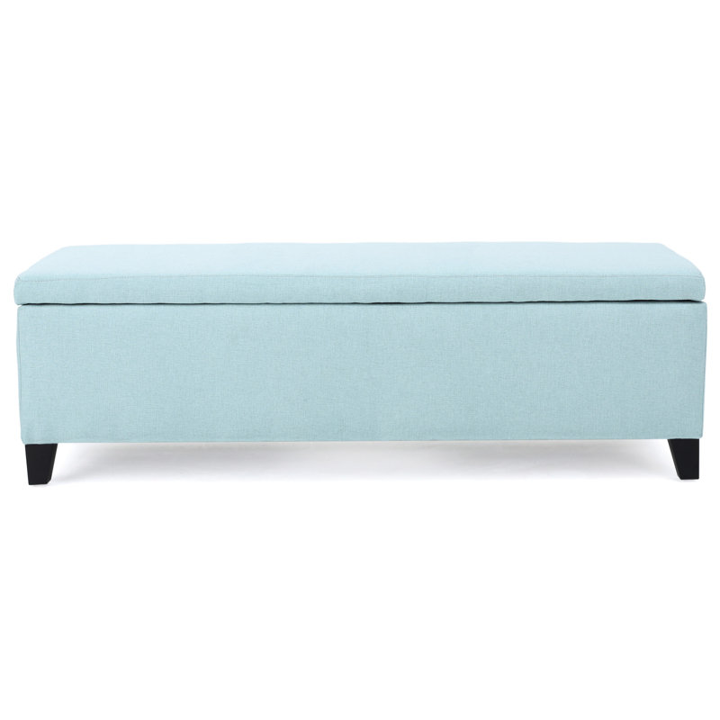 Rangement en tissu pour usage domestique - bleu, 49,59 po x 16,77 po x 16,53 po, 23,57 lb, tissu bleu moderne, siège confortable