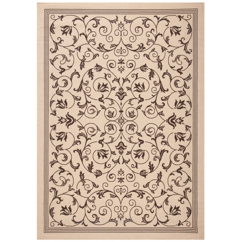Courtyard Performance Floral Rug