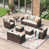Structure brune / coussin sable est en rupture de stock