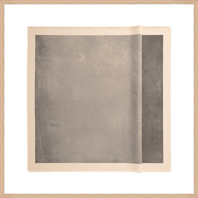 «Folded III» par Bobby Berk - Cadre photo unique, impression sur toile, l 48 po