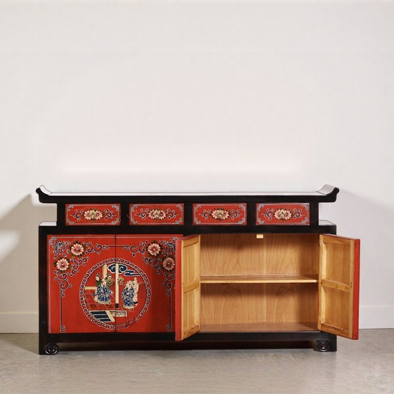 Retro Painted TV Cabinet