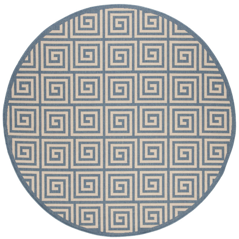 Tapis d'intérieur / extérieur Carovella, Rond 6 pi 7 po