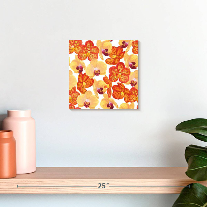 Harnek Bright Orchid Pattern, 10" H x 10" W