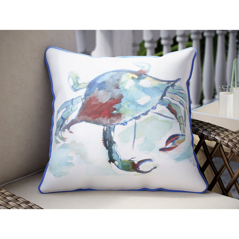 Coastal Outdoor Throw Pillow